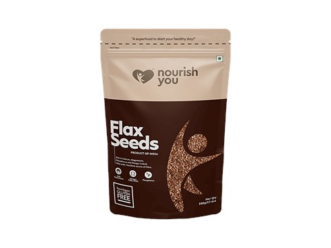 Nourish you Raw Flax Seeds, 500 g