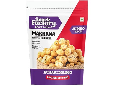 Snack Factory Achari Mango Roasted Makhana, 62 g
