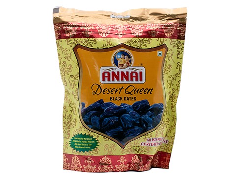 ANNAI Dates/Kharjura - Premium Black Desert Queen, 500 g