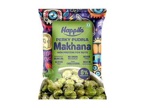 Happilo Perky Pudina Makhana, 20 g