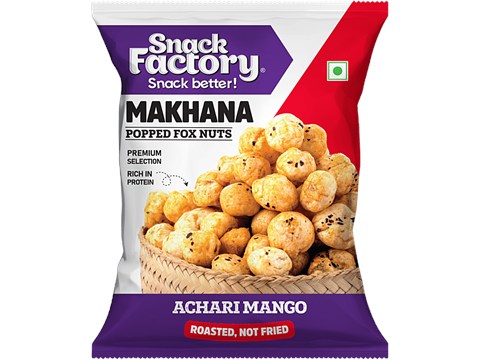 Snack Factory Achari Mango Roasted Makhana, 11 g