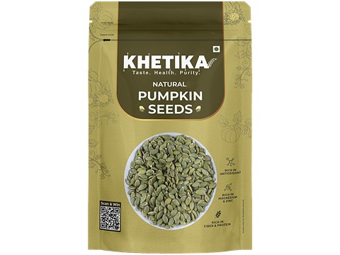 Khetika Natural Pumpkin Seeds, 200 g