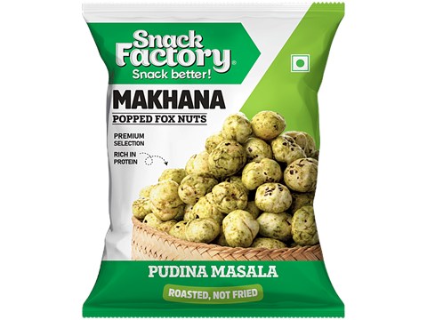 Snack Factory Pudina Masala Roasted Makhana, 11 g