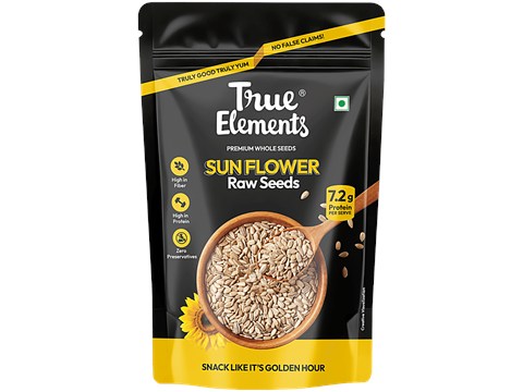 True Elements Raw Sunflower Seeds, 250 g