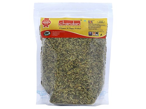 Chandan Roasted Sounf - Rich In Nutrients & Antioxidants, Helps In Digestion, 320 g