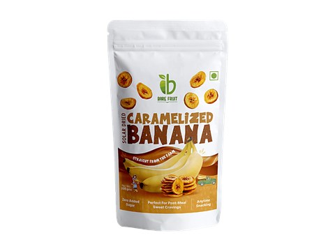 Bare Fruit Solar Dried Caramelized Banana, 200 g