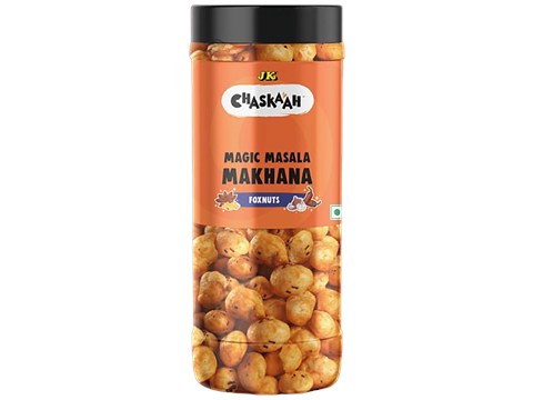 JK Chaskaah Makhana - Magic Masala, Dry Roasted, Zero Cholesterol, 70 g
