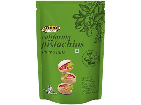 TULSI  California Pistachios Jumbo Nuts, 200 g