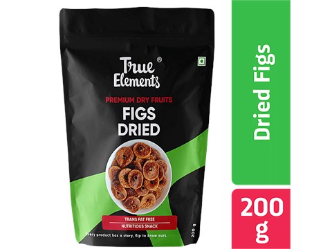 True Elements Dried Figs/Anjeer, 200 g
