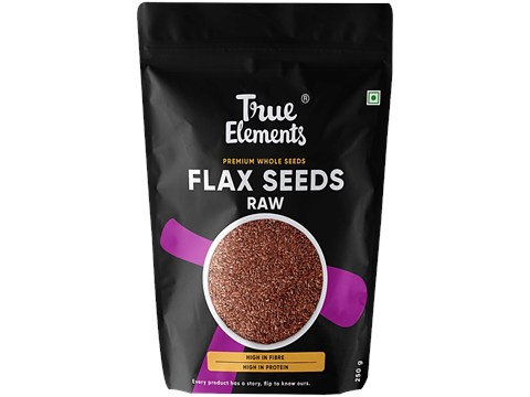 True Elements Raw Flax Seeds, 250 g