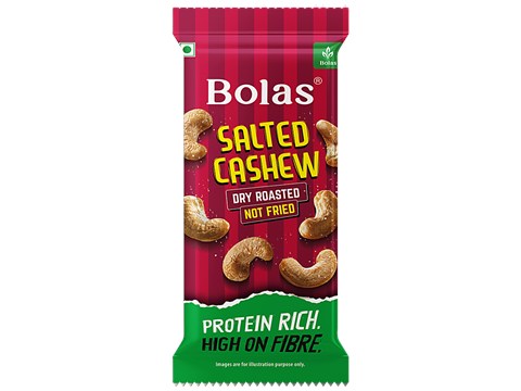 Bolas Dry Roasted Salted Cashew, 25 g