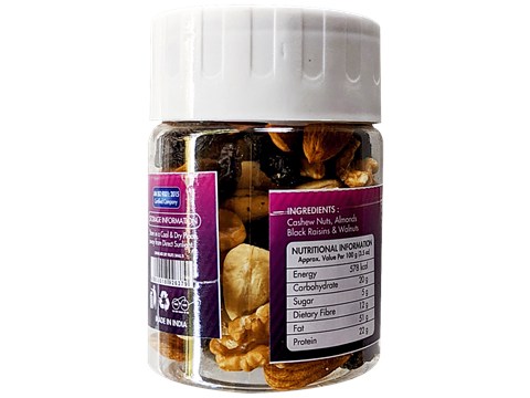 Chinar Mix Dry Fruits - Rich, Small, 130 g