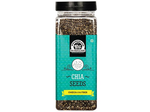 Wonderland Foods Chia Seeds - High Protein, Gluten Free, Vegan, 200 g