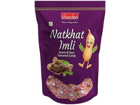 Chandan Mukhwas Natkhat Imli Sweet & Sour Tamarind Candy, 130 g