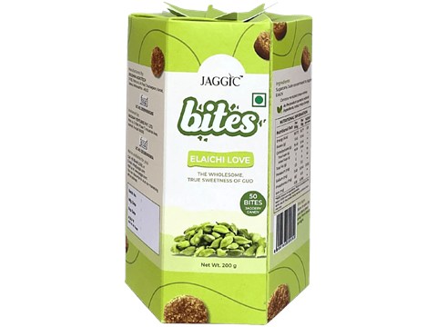Jaggic Jaggery Candy Bites - Elaichi Love, 200 g