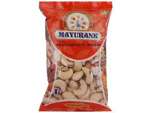 Mayurank Kaju Whole/Gota - Plain, Rich In Protein & Fibre, 100 g