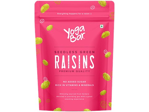 Yoga Bar Seedless Green Raisins, 500 g