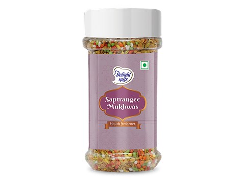 Delight Nuts Saptrangee Mukhwas Mouth Freshener - Helps Boost Immunity & Digestion, 150 g
