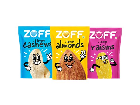 Zoff Dry Fruit Combo - Cashews, Raisins, Almonds, 250 g