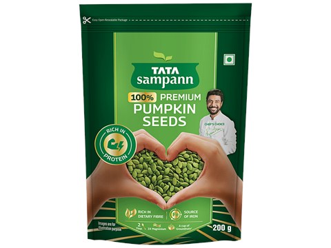 Tata Sampann Premium Pumpkin Seeds, 200 g