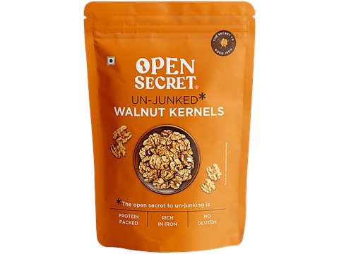Open Secret Un-Junked Walnut Kernels, 200 g