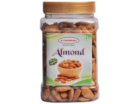 A VAISHALI Plain Almonds, 500 g