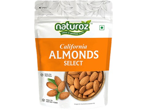 Naturoz California Almonds - Popular, 500 g