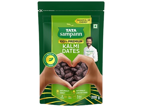 Tata Sampann Premium Kalmi Dates/Khajoor, 200 g