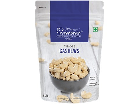 Gourmia Whole Cashews, 500 g