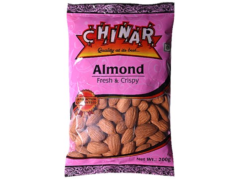 Chinar Almond - Fresh & Crispy, 200 g