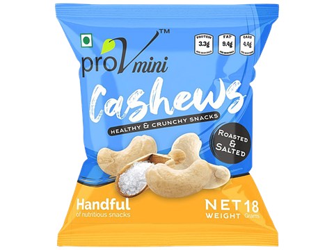 ProV Mini Cashews - Roasted & Salted, 18 g