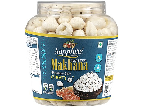 Sapphire Dry Nuts Himalayan Salt Roasted Makhana, 70 g