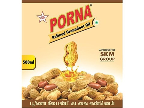 Porna Groundnut Refined Oil, 500 ml