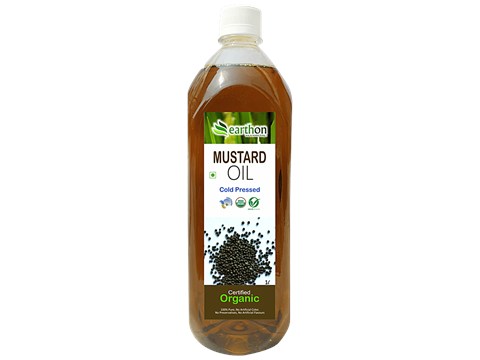 Earthon Organic Mustard Oil/Rai Oil, 1 L