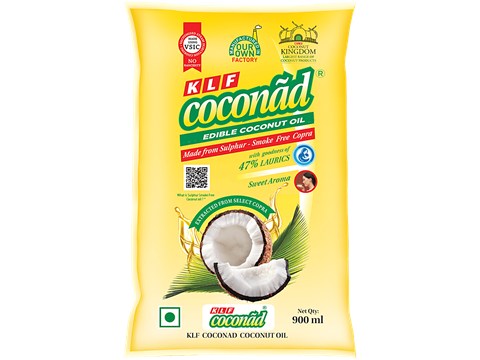 Klf  Coconad Edible Coconut Oil, 900 ml
