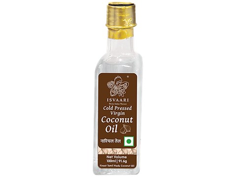 Isvaari Cold Pressed Virgin Coconut Oil, 100 ml