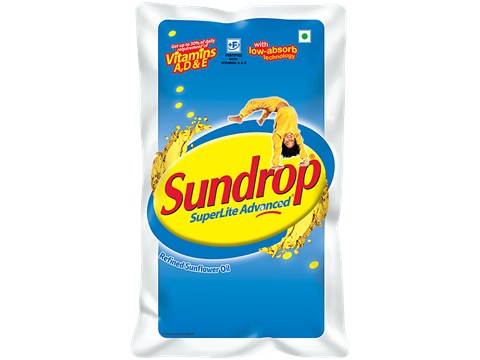 Sundrop Superlite Advanced Refined Sunflower Oil, 850 g