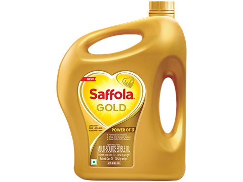 Saffola Gold Edible Oil, 1.82 kg