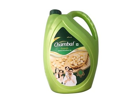 Chambal Refined Oil - Fresh Soyabean, 5 L