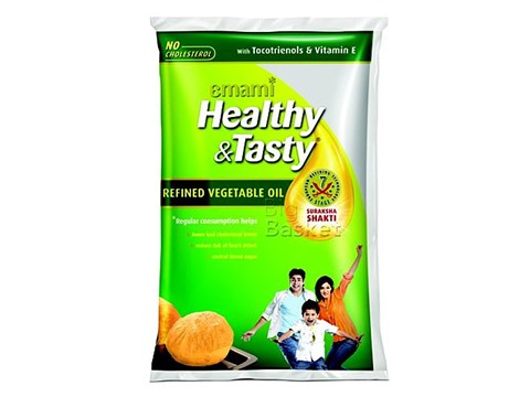 Emami Healthy & Tasty Refined Vegetable Oil, 900 g