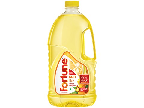 Fortune Sunlite Refined Sunflower Oil, 1.74 kg
