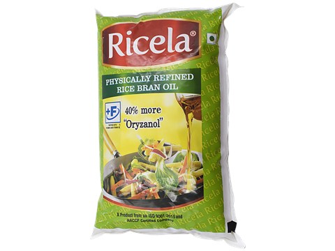 Ricela  Physically Refined - Rice Bran Oil, 1 L