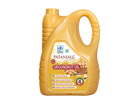 Patanjali Groundnut Oil, 5 L