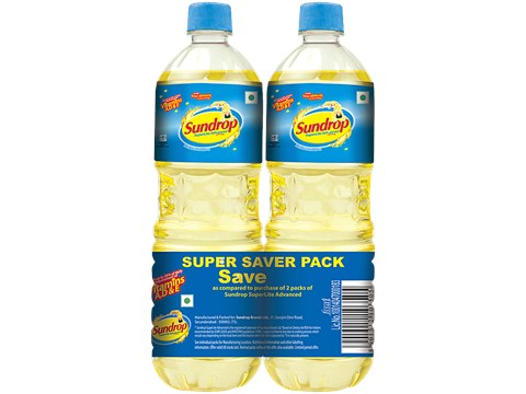 Sundrop Superlite Advanced Refined Sunflower Oil, 1.7 kg