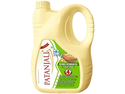 Patanjali Fortified Soyabean Oil, 5 L