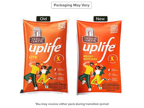 India Gate Uplife Weight Watchers Multi-Source Edible Oil, 1 L