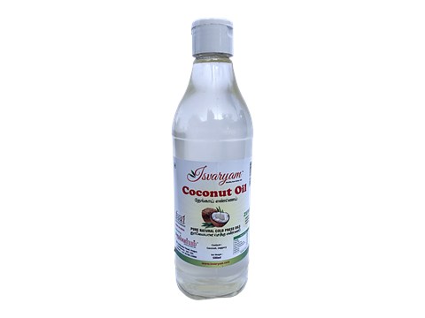 Isvaryam Oil - Pure Natural Cold Press Coconut, 500 ml