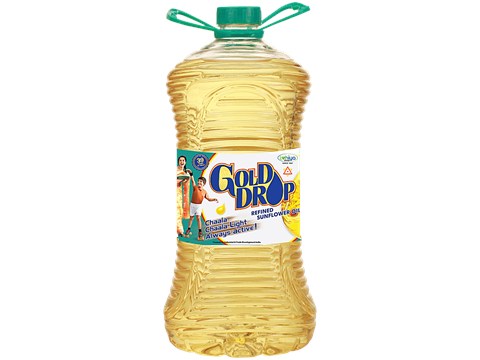 Gold Drop  Refined Sunflower Oil, 1.82 kg