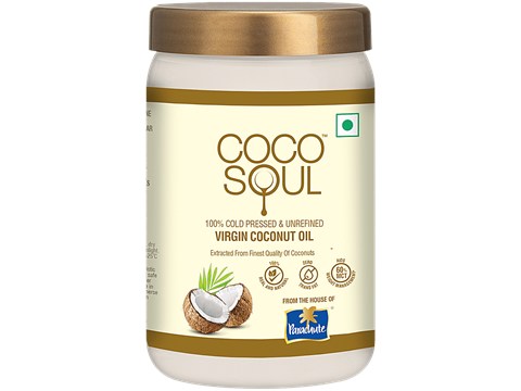Coco Soul Cold Pressed & Unrefined Virgin Coconut Oil, 500 ml