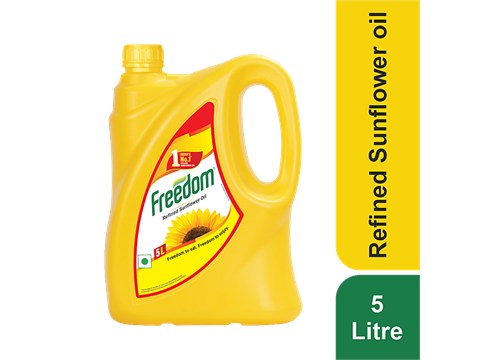 Freedom Refined Sunflower Oil, 5 L